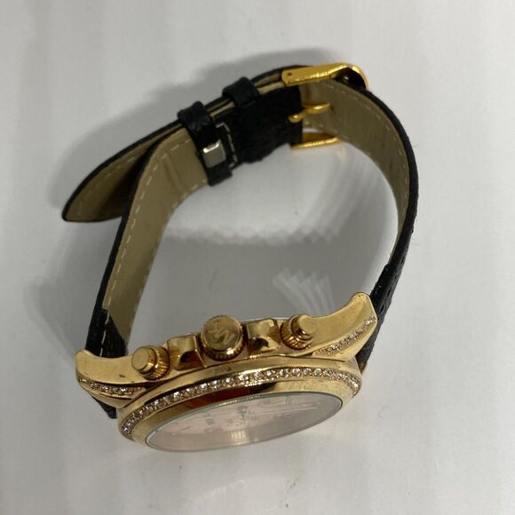 Michael Kors Blair MK5263 Women's Black Leather Analog Dial Quartz Watch EY188 - Picture 8 of 12